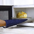 Anyi Oven Mitts - Professional Heat Resistance Kitchen Cotton Oven Gloves for Grilling, Cooking, 2-Pack with Soft Lining