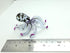 Octopus Miniature Figurines - Hand Blown Color Glass Art Collectible Gift Decor (3.5", Black Purple)