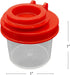 BRAZZA Salt and Pepper Shakers Moisture Proof Set, Clear with Black Lids, Perfect for Camping, Travel Spice Set (5 mini)