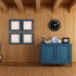The Geeky Days Reverse Wall Clock - 12 inch Unusual Numbers Backwards Modern Decorative Clock for Your Wall