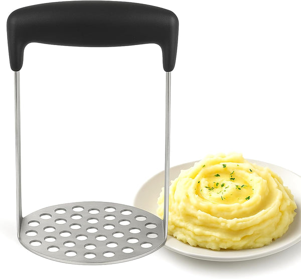 Potato Masher Stainless Steel Heavy Duty Kitchen Tool for Mashed Potatoes, Vegetables