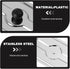 LIFKOME Metal Toaster Dust Covers, Stainless Steel Electric Bread Maker Upper Covers for Toaster Appliance Accessories