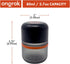 80ml, 6 Pack ONGROK Glass Storage Jar, | UV Herb/Spice Jar with ChildResistant Lid, ColorCoded Glass Containers