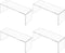 Aminigram 4 Packs Cabinet Organizer Shelf, Acrylic Kitchen Counter Shelves Organizer, Spice