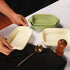 Rectangular Porcelain Baking Dish Set, Au Gratin Dishes and Ramekins, 16 oz Bakeware Set of 2, Beige