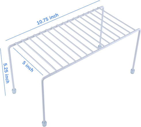 yaenoei White,Set 2 Kitchen Shelves, Cabinet Organization Mini Storage Shelf