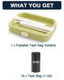 15PCS Portable Trash Bag Holder Foldable & Lightweight Trash Bag Stand, Collapsible Trash Can for Camping, Outdoor, Car