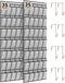 dodowin Over the Door Shoe Organizers, 2 Pack - 35 Deep Mesh