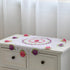 20 Inch One Piece Easter Doilies for Dressers and End Tables Round Cloth Lace Placemats Crafts Rose Spring Doily Hand