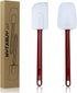 Silicone Spatulas Heat Resistant, Heavy Duty Rubber Spatulas Set for Kitchen Use, Silicone Cooking Utensils (13.5 INCH)