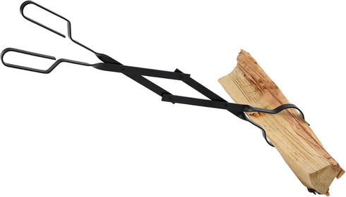Stanbroil Outdoor Campfire Fireplace Tongs, 26" Long, Black Log Grabber