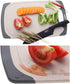 Cutting Boards for Kitchen, Anti-Skid Eco-Wheat Straw Cutting Board Set, 3 Pcs, Dishwasher Safe, Light Brown