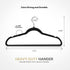 Utopia Home Velvet Hangers, 30 Pack, Non-Slip Suit Hangers with 360 Degree Rotatable Hook, Black
