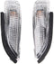 GZYF 1 Pair Rearview Side Mirror Marker Light Turn Signal Indicator Light Replacement for Toyota Avalon Corolla Prius