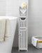 AOJEZOR Bathroom Storage Cabinet: Small Bathroom Storage Cabinet - Toilet Paper Holder