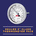CONCORD 3" Stainless Steel Thermometer for Home Brewing - 4" Stem