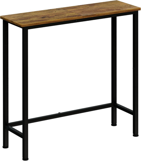 29.5" Narrow Console Table, Small Entryway Table, Thin Hallway Tables, Slim Sofa Side Tables for Hallway, Living Room
