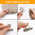 Aufind 8 Packs Suction Cup Clip - Plastic Round Suction Cup Clamp Holder for Hanging Kitchen Bathroom Office Accessories