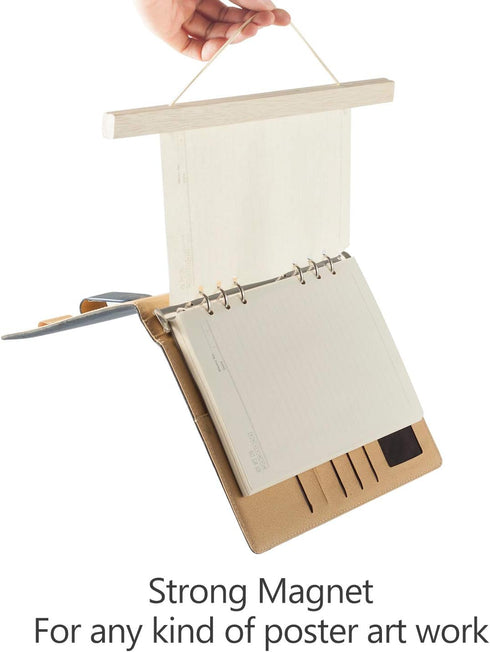 11 Inch Wide Magnetic Poster Hanger Frame - 11x17, 11x14, 11x22 Wood Frame for Posters, Prints, and Artwork