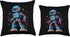 Robotics Throw Pillow, 16x16, Multicolor