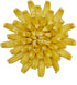SEINHIJO Ceramic Flower Wall Decor - 3D Wall Art Sculpture, Modern Arts Gifts, Yellow 5.1 inch