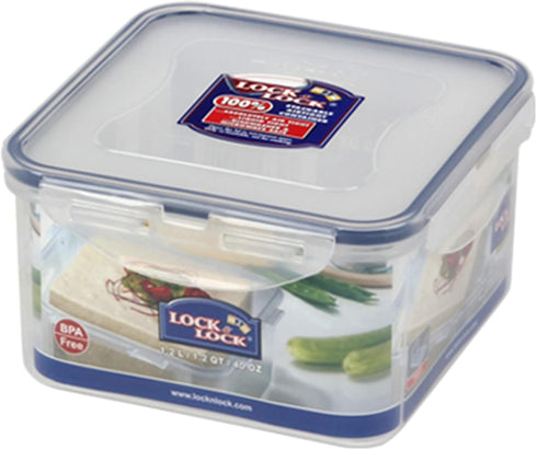 Lock & Lock Square Plastic Food Container with Special Tray for Tofu