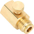 Brass Soda Cylinder Adapter Valve, Female Thread TR21-4 to Male Thread G1/2 Conversion Kit for Homebrewing
