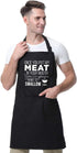Miracu Funny Cooking Aprons for Men - Christmas, Birthday Gifts for Husband, BBQ Apron with Pockets