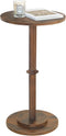 MaxSmeo Drink Table, Small Side Table for Small Spaces, Modern Round End
