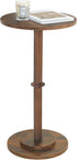 MaxSmeo Drink Table, Small Side Table for Small Spaces, Modern Round End