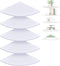 Set of 5 Pieces Corner Mounting Shelf with White, Wood Floating Wall