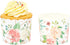 Sparkle and Bash 50 Pack Floral Cupcake Wrappers, Watercolor Flower Paper Baking Cups for Parties