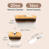 GLAVIONIX 6.5" Countertop, Butter Dish with Lid, Large Butter Container for Ceramic Brown Butter Keeper Container