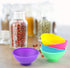 Coopay 8 Pieces Mini Silicone Bowls, Multicolor Pinch Bowls, Heat Resistant Snack Bowls, Unbreakable, 1.75 Oz