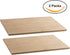 Hammont 17x 13x 0.5 (2 Pack) Bamboo Cutting Boards - Premium Wood Cutting Board with Juice Grooves, Durable Wooden