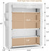 5 20-24 Closet, VILICK Shoe Rack with Cover, Tier Shoe Organizer Storage for Pair Shoes and Boots Large Shoe Storage