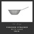 Sori Yanagi Food Strainers Punching Strainer, 19cm