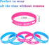 WILLBOND 72 Pcs Gender Reveal Decorations - 36 Team Boy or Girl Pins & 36 Bracelets for Baby Shower Games