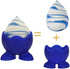 LABANCA 4 Pcs Silicone Soft Boiled Egg Holders, Rainbow Egg Cups, Perfect for Kitchen & Dining