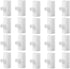20 Pack Chicken Waterer PVC Tee Fittings - Fully Automatic for Threaded