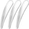 Pndeyo 3pcs Mini Stainless Steel Makeup Spatula, Reusable Cosmetic Cream Spatulas Spoon, Skincare