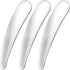 Pndeyo 3pcs Mini Stainless Steel Makeup Spatula, Reusable Cosmetic Cream Spatulas Spoon, Skincare