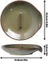 Egg Cracker & Spoon Holder, Ceramic Spoon Rest for Kitchen, Heat Resistant Utensil Holder for Countertop
