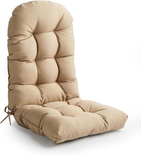 Lucresta Adirondack Chair Cushion, High Back Patio Cushions with Adjustable Ties, 48.8 x