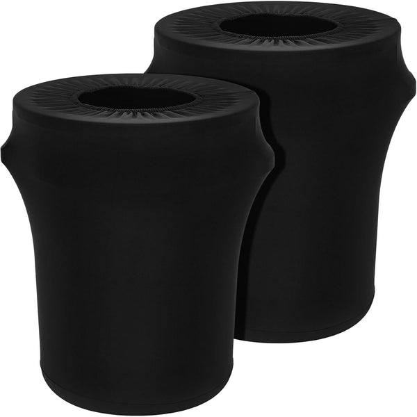 Tanlade 2 Pcs 32 Gallon Stretch Trash Can Spandex Cover Outdoor Waste