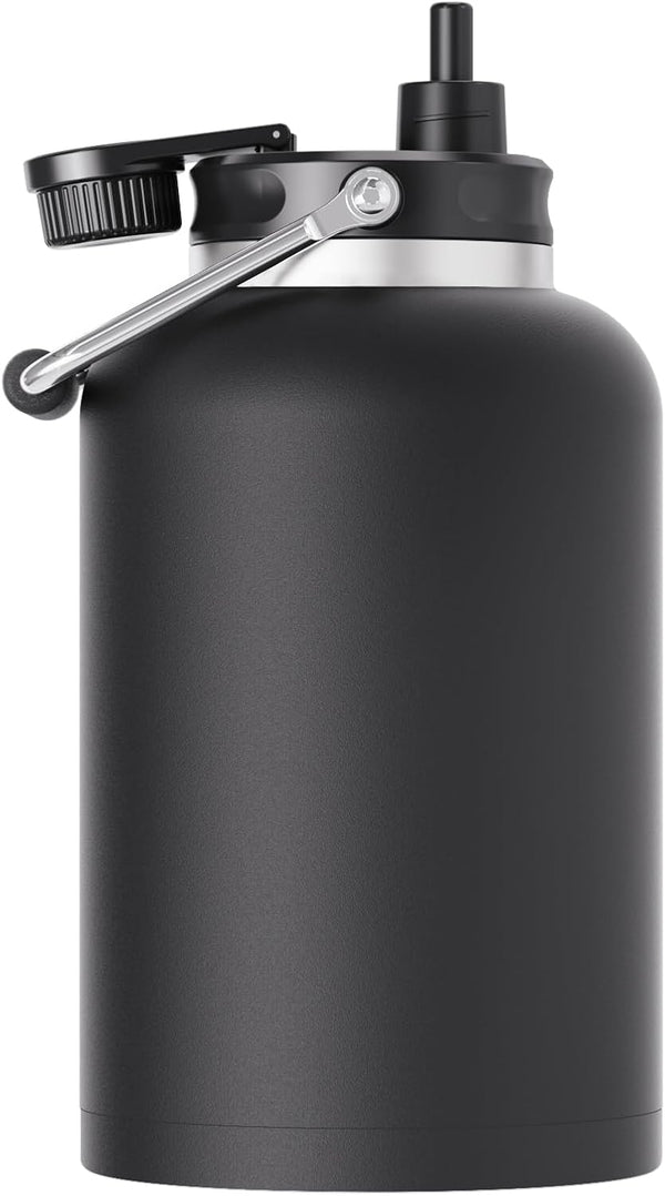 Zenbo One Gallon Jug with Straw, 128 oz Double Wall Vacuum Insulated