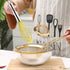 4 Pack Colorful Mini Silicone Kitchen Whisks, Stainless Steel Handles for Milk Egg Blending, 6 Inches