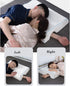 Generic 3D Arched Memory Cuddle Pillow for Adults with Arm Hole - Arched Memory Foam Core, Slow Rebound Pillow