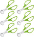 6Pcs Quail Egg Cutter Scissors, Kitchen Egg Shears Tool (Green)