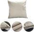 Set of 4 Linen Throw Pillow Covers 18x18 Inch, Vintage Halloween Scaredy Cats Pumpkins Skeletons